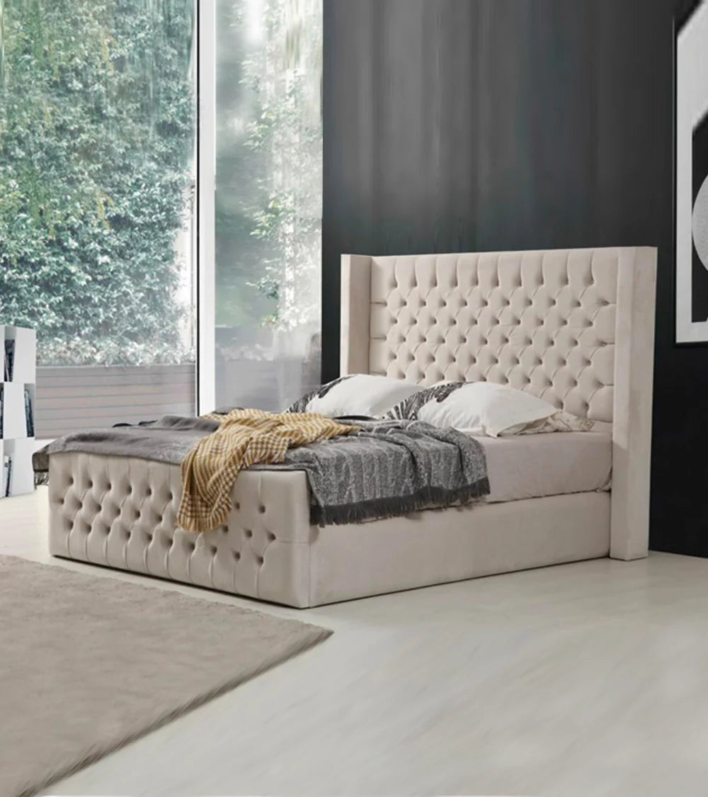 Cadre de Lit Bali - Élégance Néo-Classique