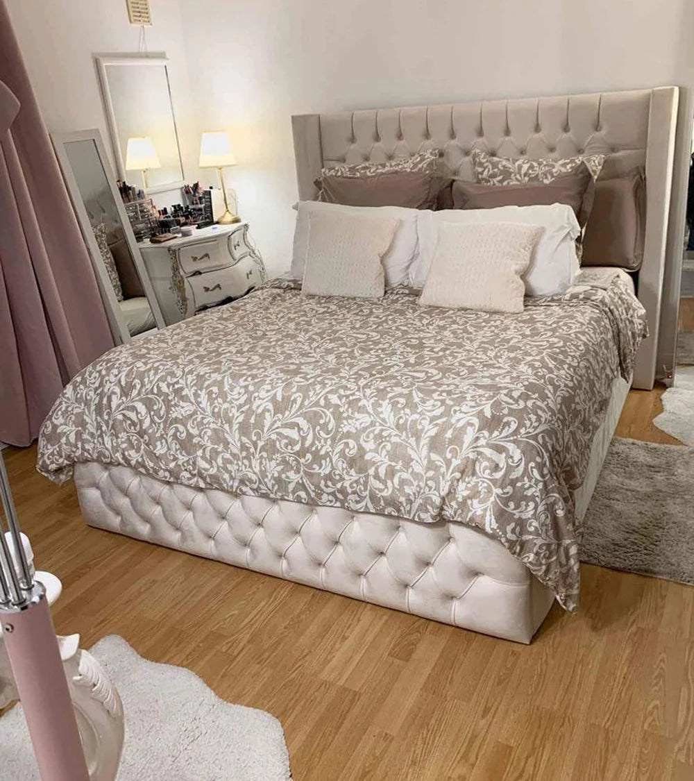 Cadre de Lit Bali - Élégance Néo-Classique