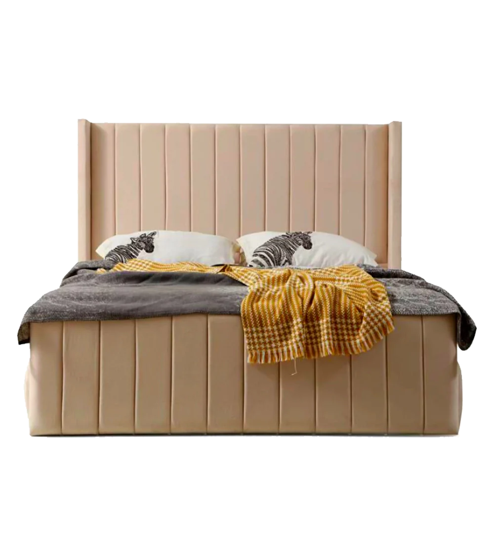 Cadre de Lit Tokyo Beige - Confort et Élégance