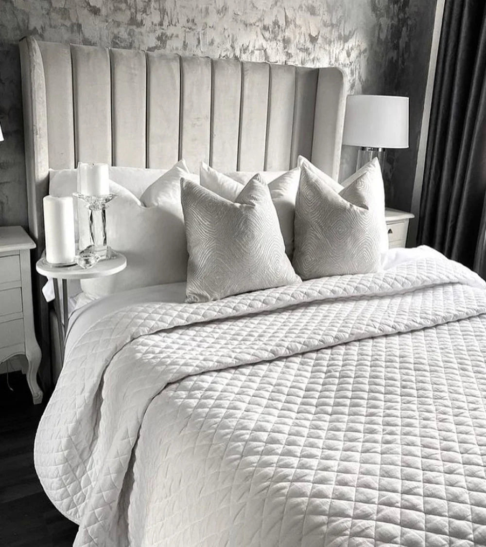 Cadre de Lit Tokyo Gris - Confort et Élégance