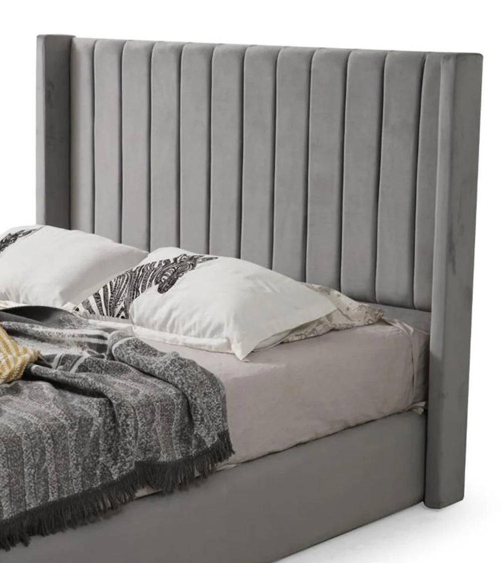 Cadre de Lit Tokyo Gris - Confort et Élégance