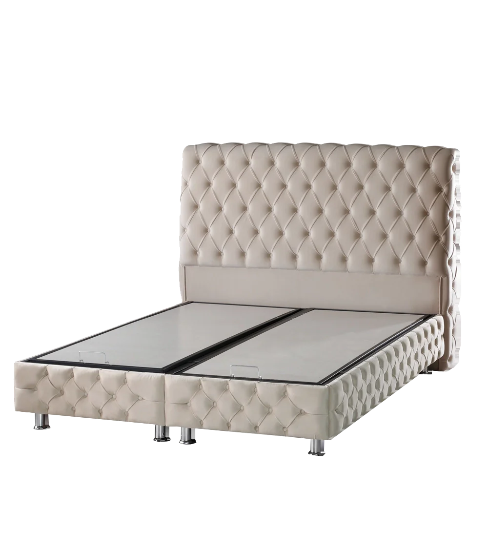 Lit Coffre Sydney Beige - Douceur, Sophistication et Fonctionnalité