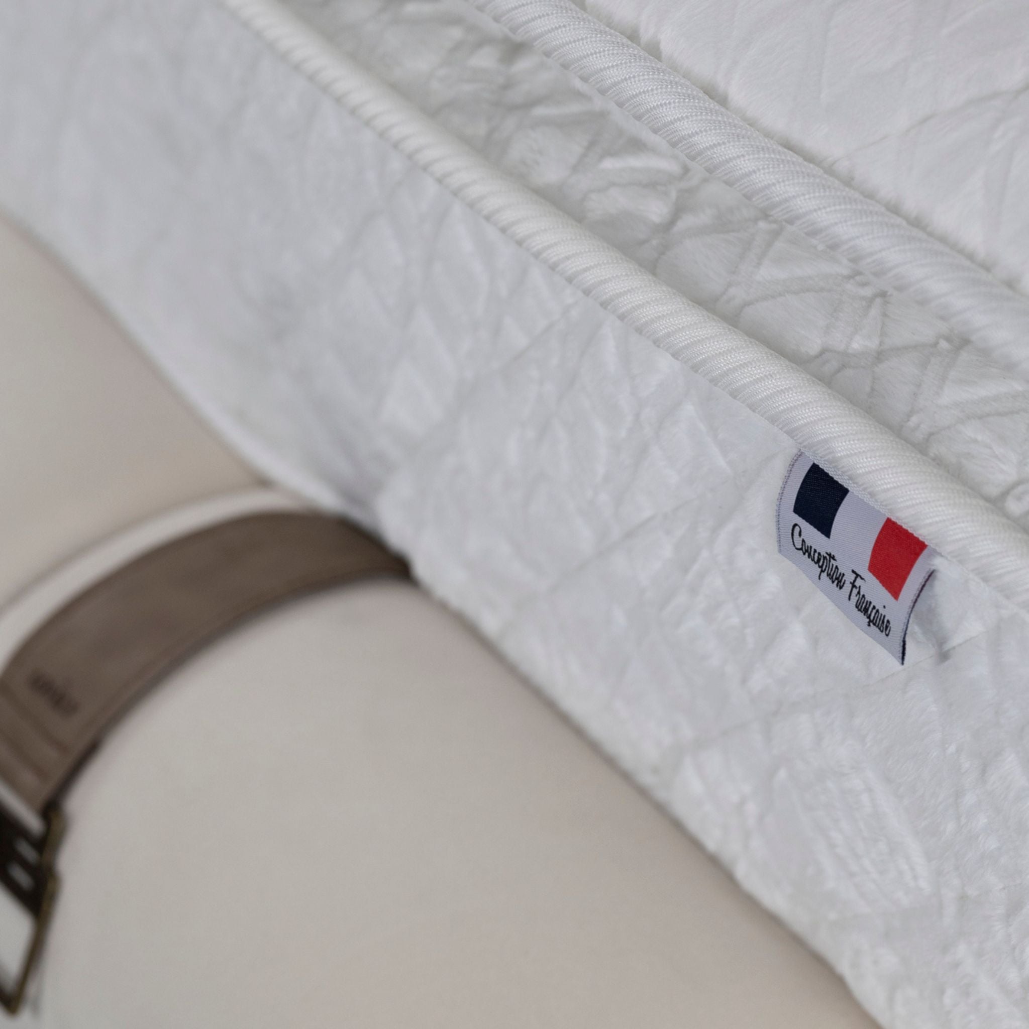 Matelas Le Teddy White Angels Mattress - Surmatelas Peluche Intégré, Confort Douillet, Épaisseur 30 cm, Simple Face