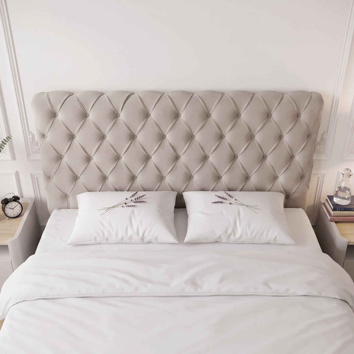 Lit Coffre Sydney Beige - Douceur, Sophistication et Fonctionnalité