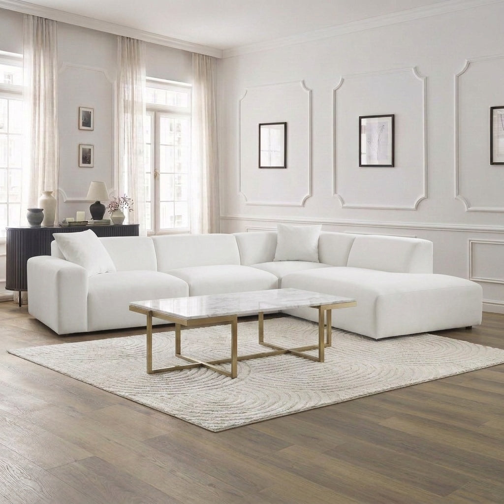 Canapé d'Angle Montblanc - Cocooning et Design Raffiné