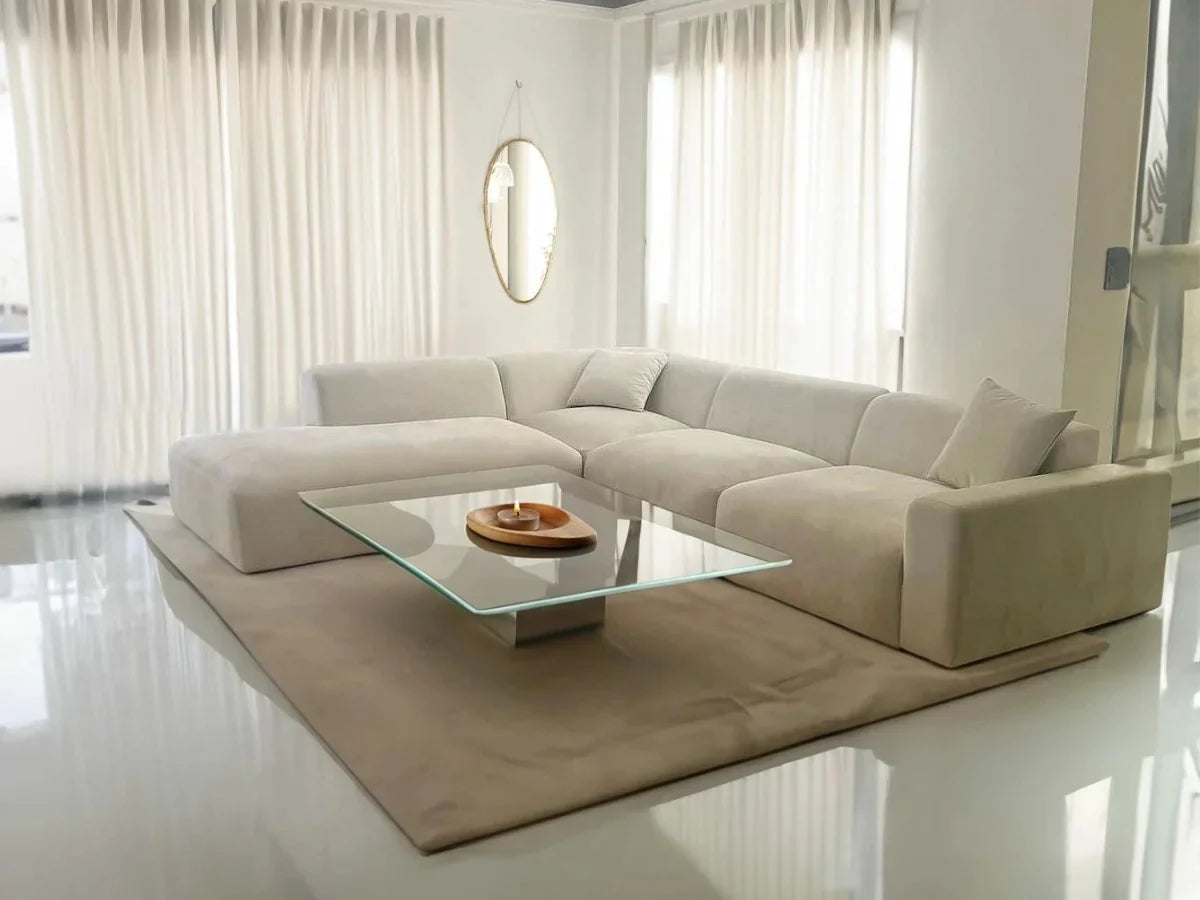 CANAPÉ D'ANGLE MONTBLANC - COCOONING ET DESIGN RAFFINÉ