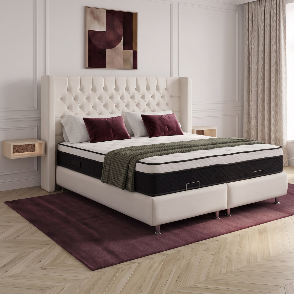 Lit Coffre Bali Bianca