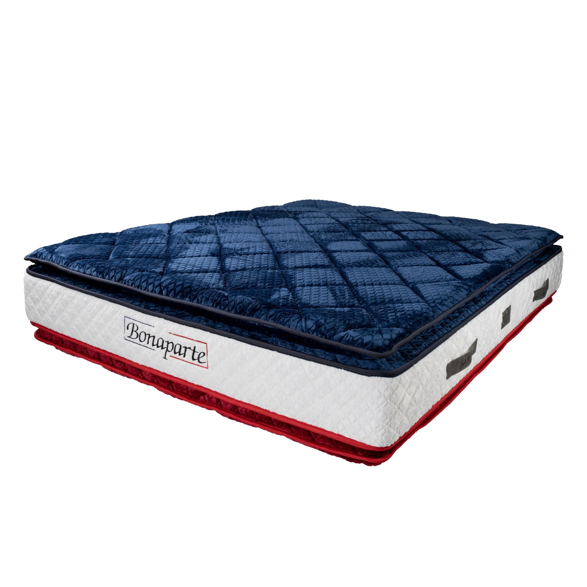 Matelas Bonaparte Angels Mattress - Double Surmatelas, Confort 5 Zones, Double Face, Épaisseur 34 cm, Conception Française