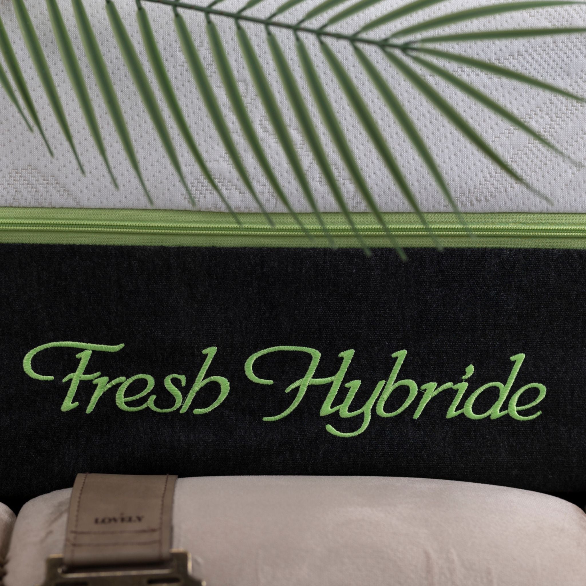 Matelas Fresh Hybride Aloe Vera Angels Mattress - Hybride 27 cm, Confort 5 Zones, Tissu Aloe Vera Lavable