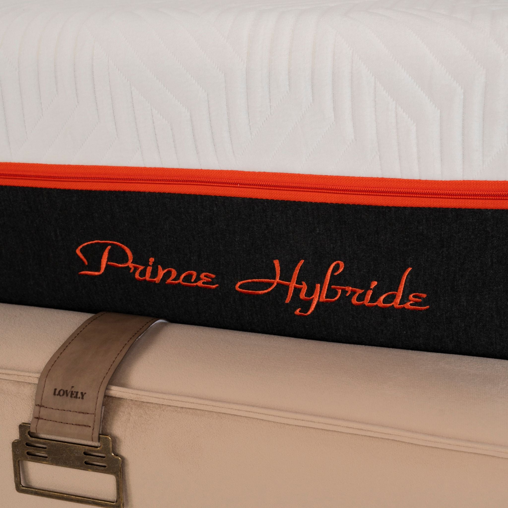 Matelas Prince Hybride Angels Mattress - Hybride 25 cm, Déhoussable et Lavable, 5 Zones de Soutien