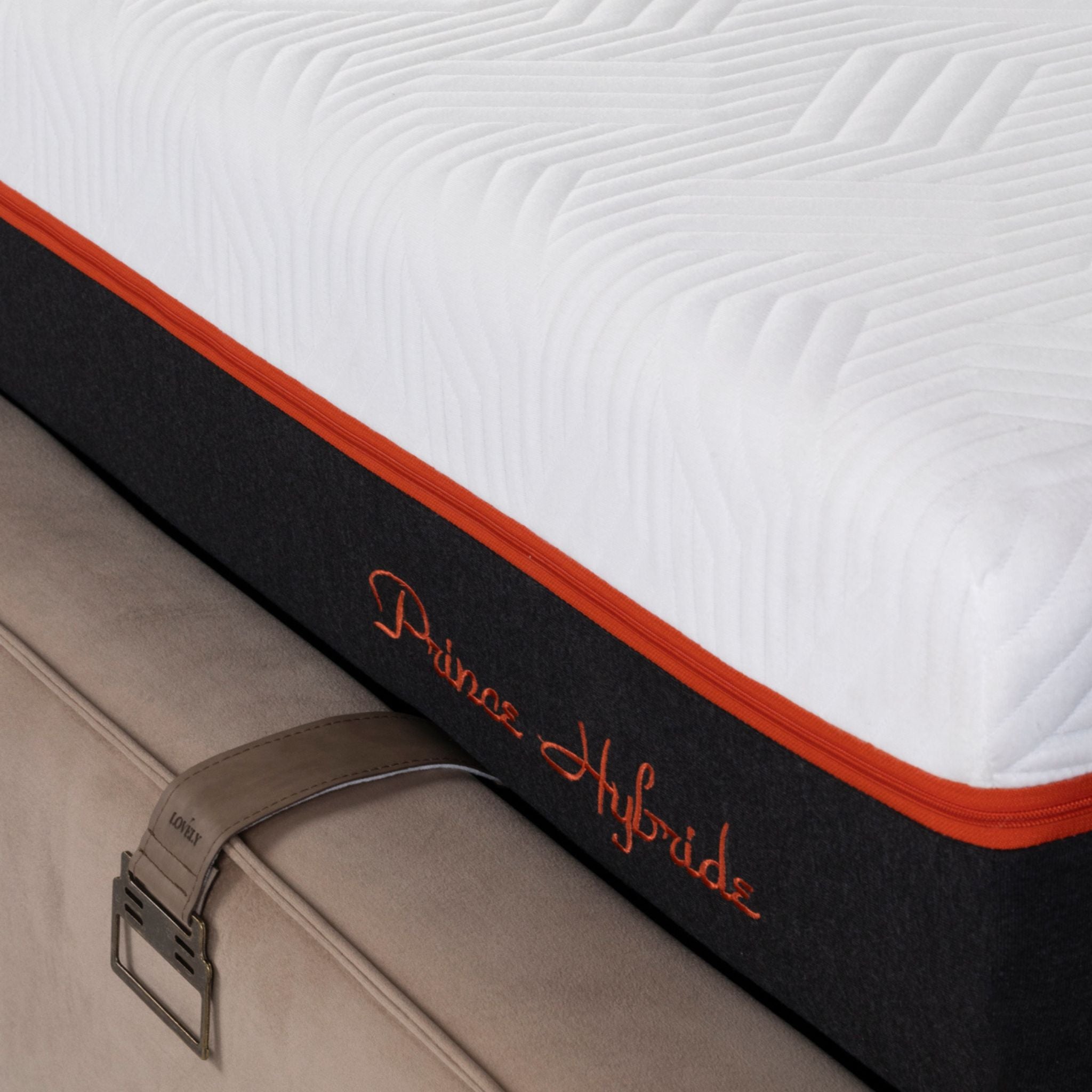 Matelas Prince Hybride Angels Mattress - Hybride 25 cm, Déhoussable et Lavable, 5 Zones de Soutien