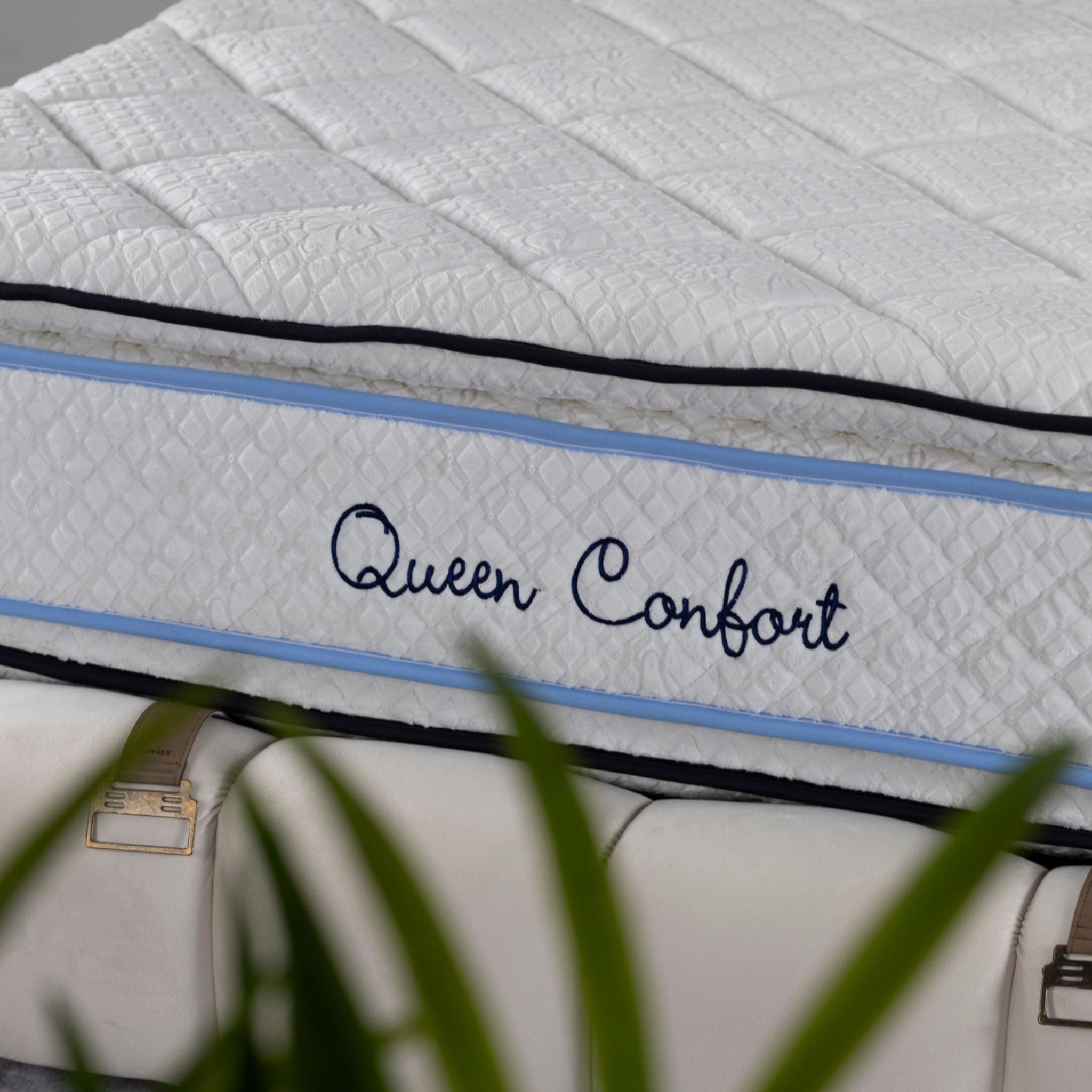 Matelas Queen Confort Angels Mattress - Double Surmatelas, Confort 5 Zones, Double Face, Épaisseur 34 cm