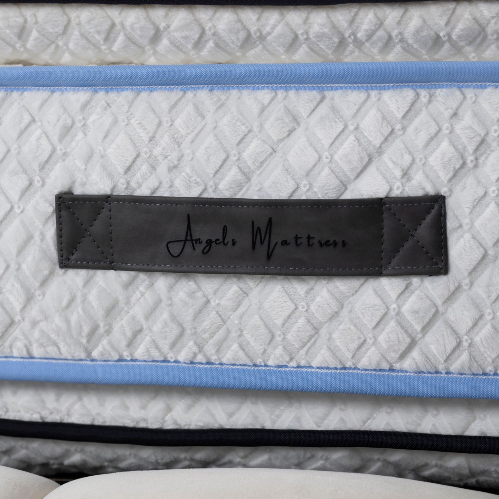 Matelas Queen Confort Angels Mattress - Double Surmatelas, Confort 5 Zones, Double Face, Épaisseur 34 cm