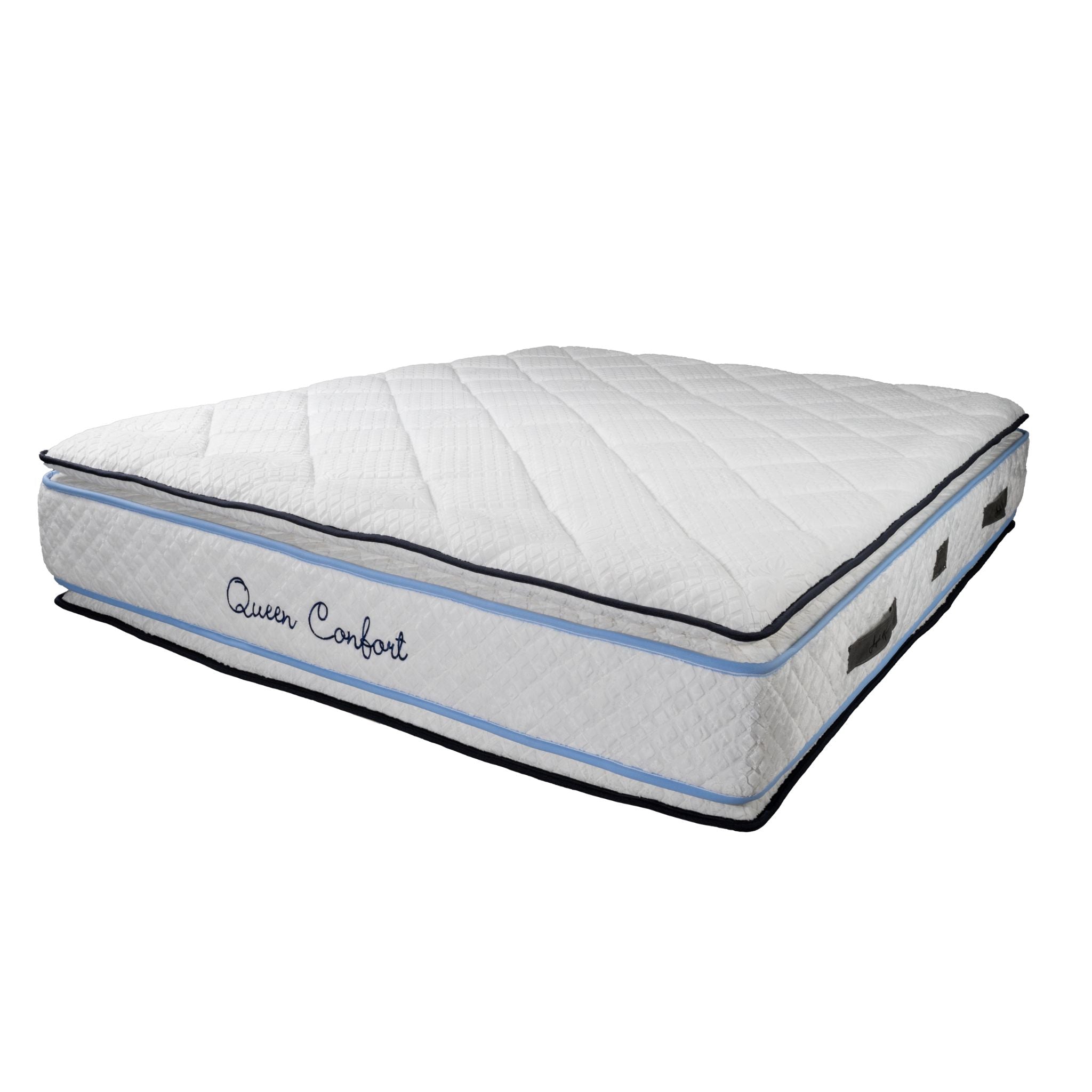 Matelas Queen Confort Angels Mattress - Double Surmatelas, Confort 5 Zones, Double Face, Épaisseur 34 cm