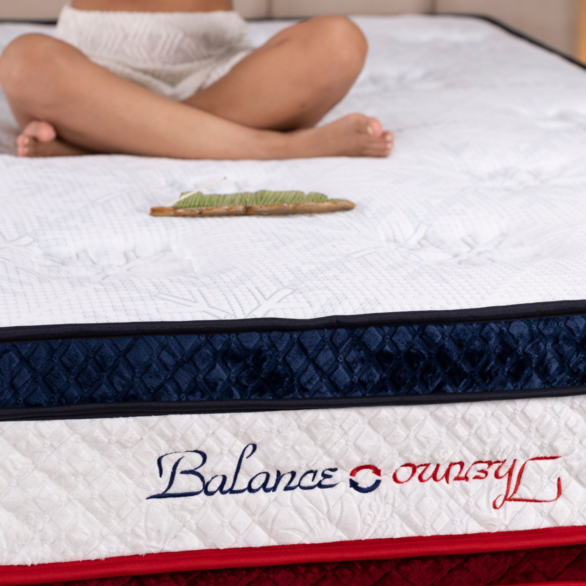 Matelas Thermo Balance Angels Mattress - Confort Été/Hiver, Double Face Thermo-Équilibré, 34 cm d'Épaisseur, Conception Française